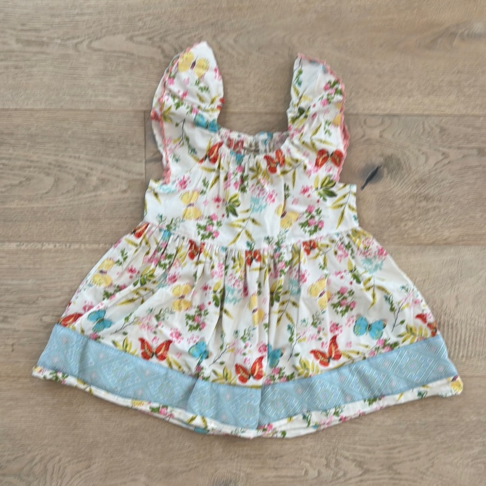 Matilda Jane Floral Butterfly Kids Top size 8. Non-smoking home.